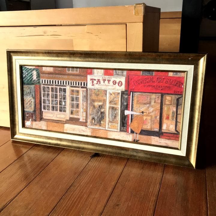 「あなたの住む街角で」 サムトフト アートパネル sam toft 絵画