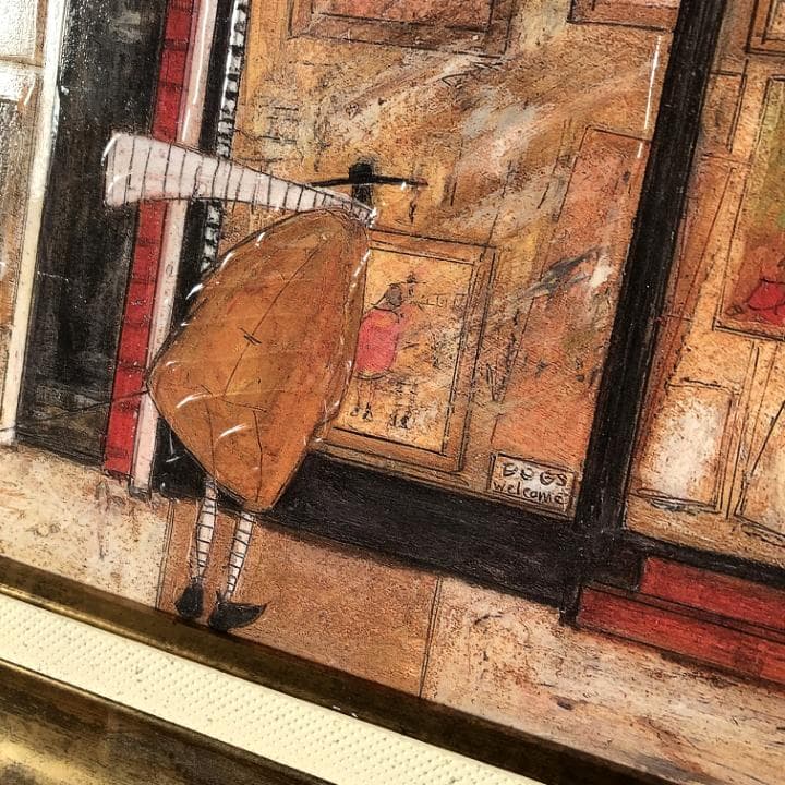「あなたの住む街角で」 サムトフト アートパネル sam toft 絵画