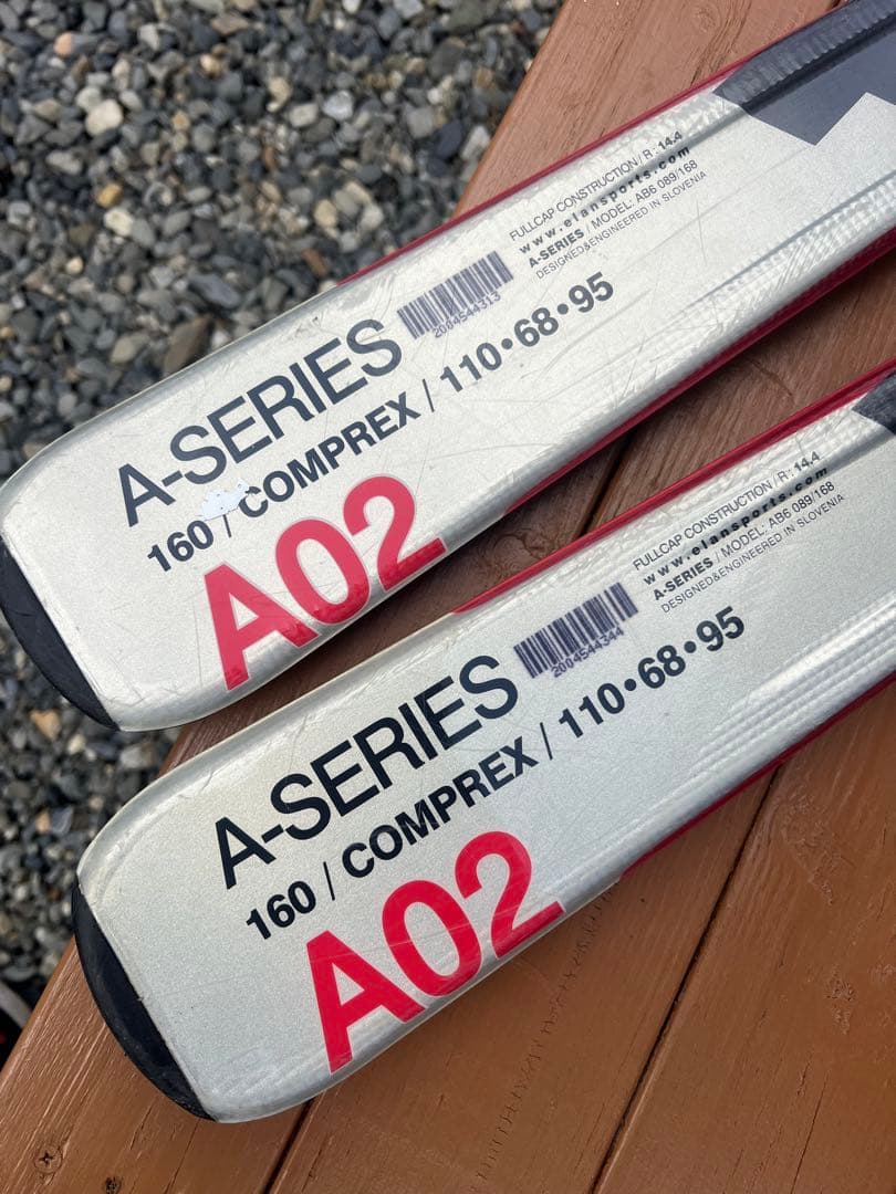 窓Elan A-SERIES A02スキー160cmブーツは付属しません。