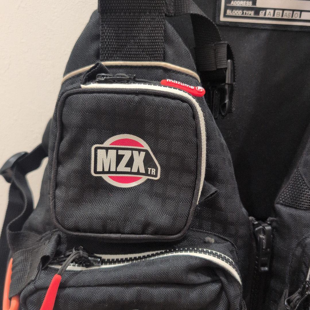 mazume MZX TR フィッシングベスト 黒