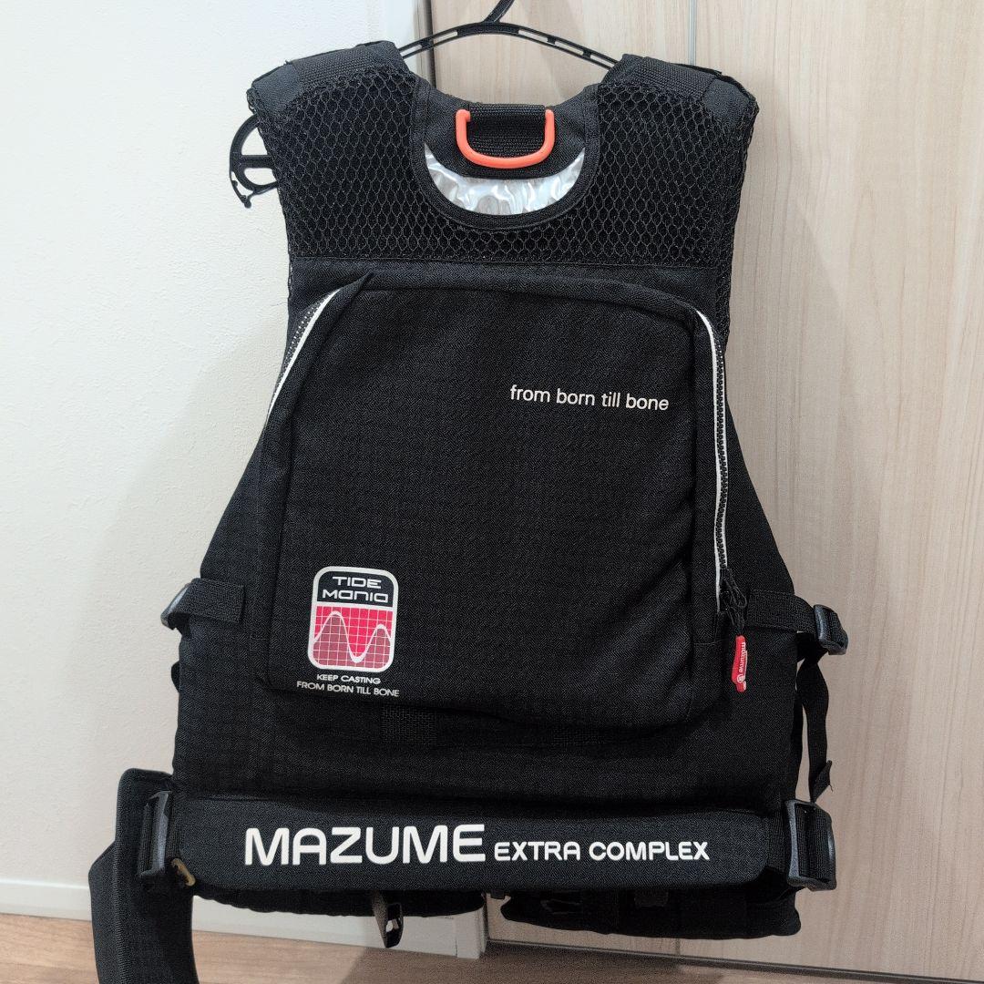 mazume MZX TR フィッシングベスト 黒