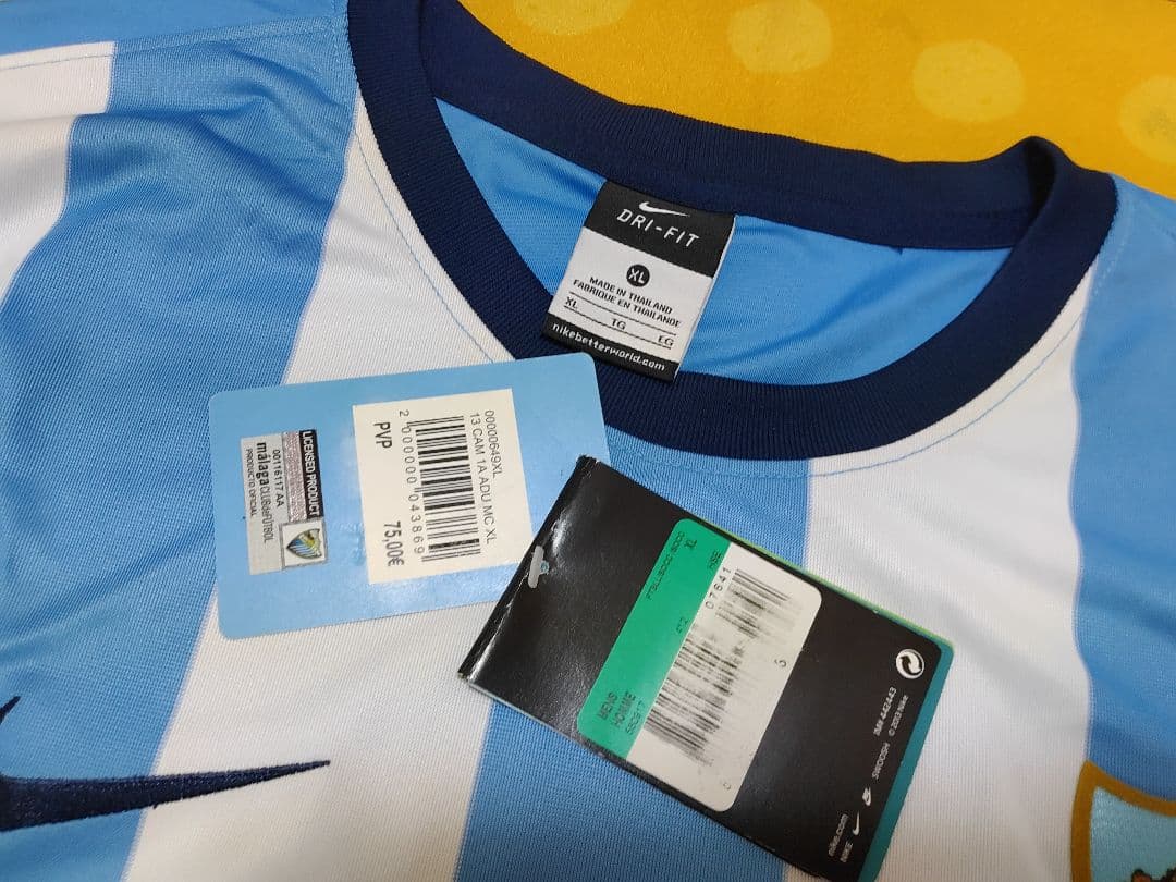 MALAGA C.F.　ナイキ　サッカーユニフォーム　UNESCO　NIKE