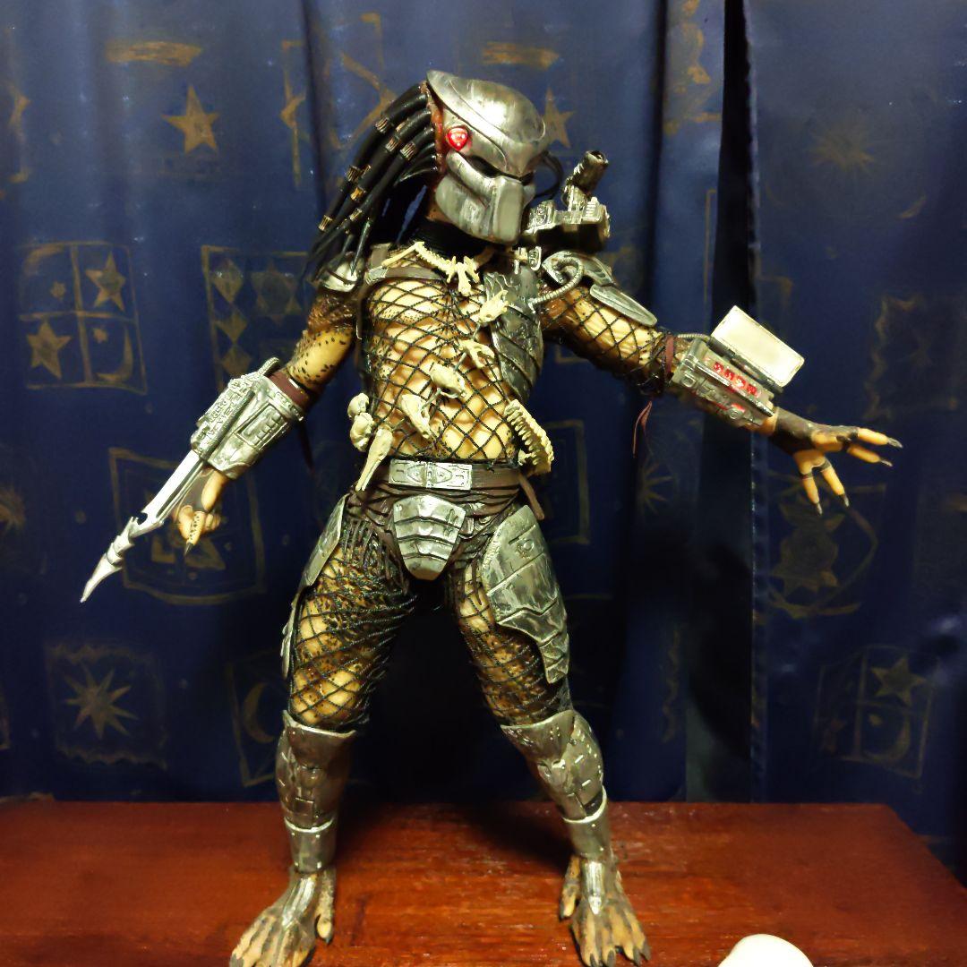 NECA プレデター with LEDライト 1/4 改 フィギュア