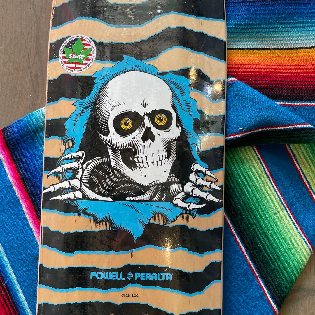 Powell Peralta スカルデザイン スケボーデッキ9.89インチ