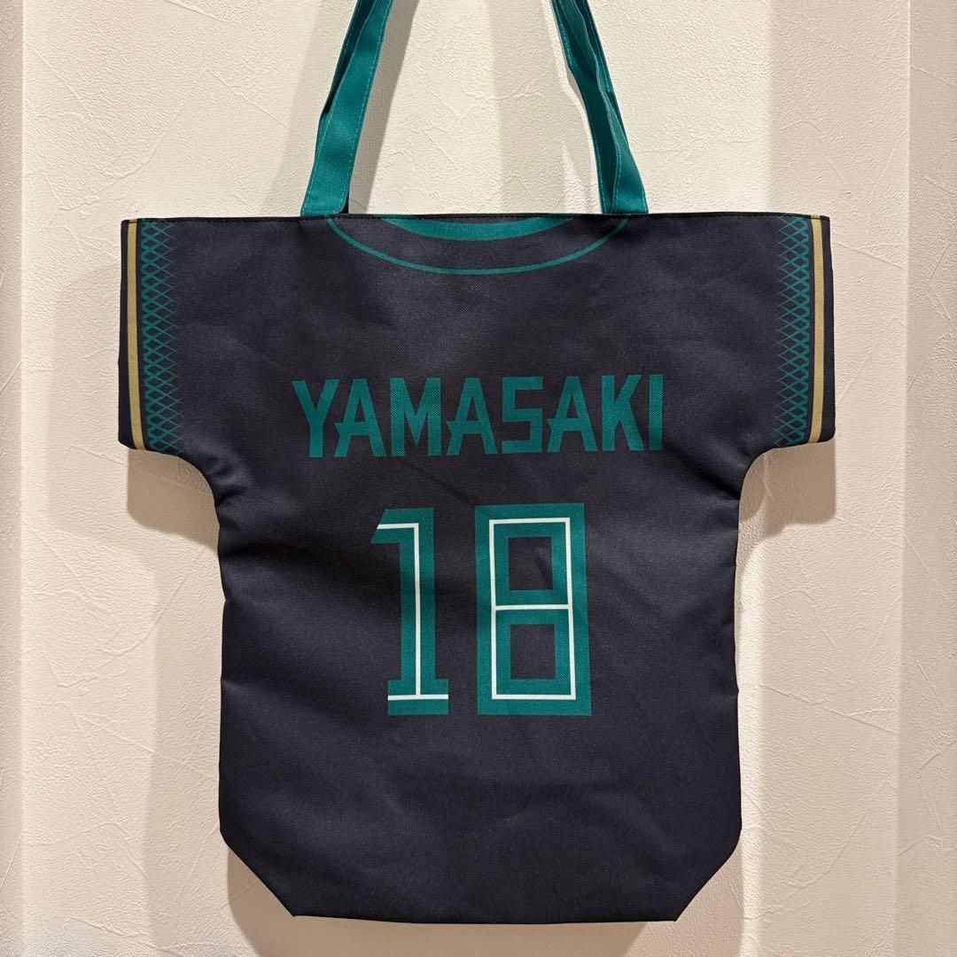 日ハム トートバッグ ユニフォーム 山﨑福也 選手 ファイターズ フォトスリーブ