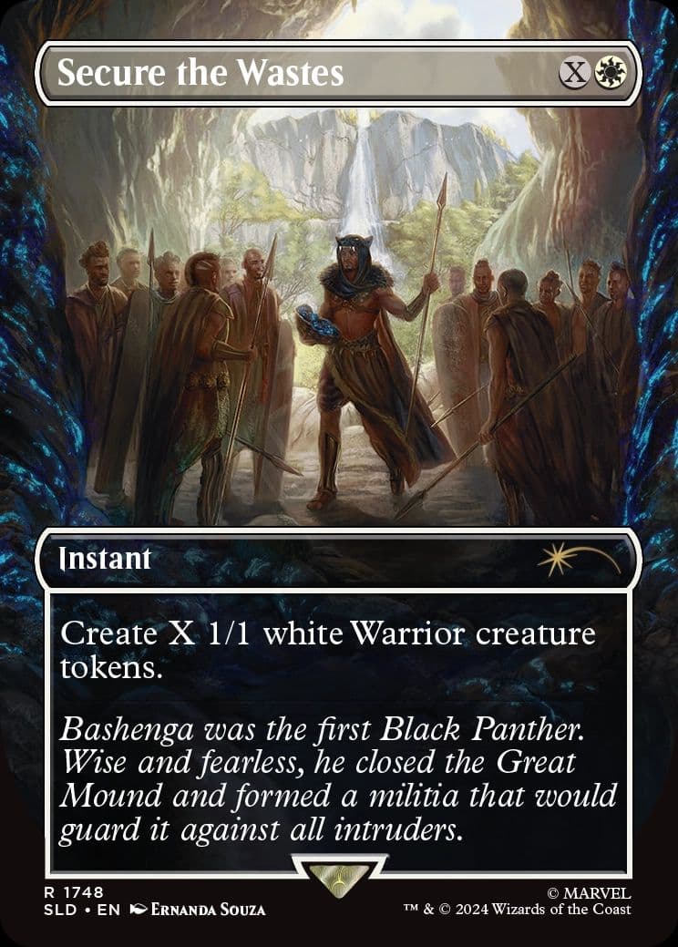 MTG シークレットレイヤー マーベル ブラックパンサー foil