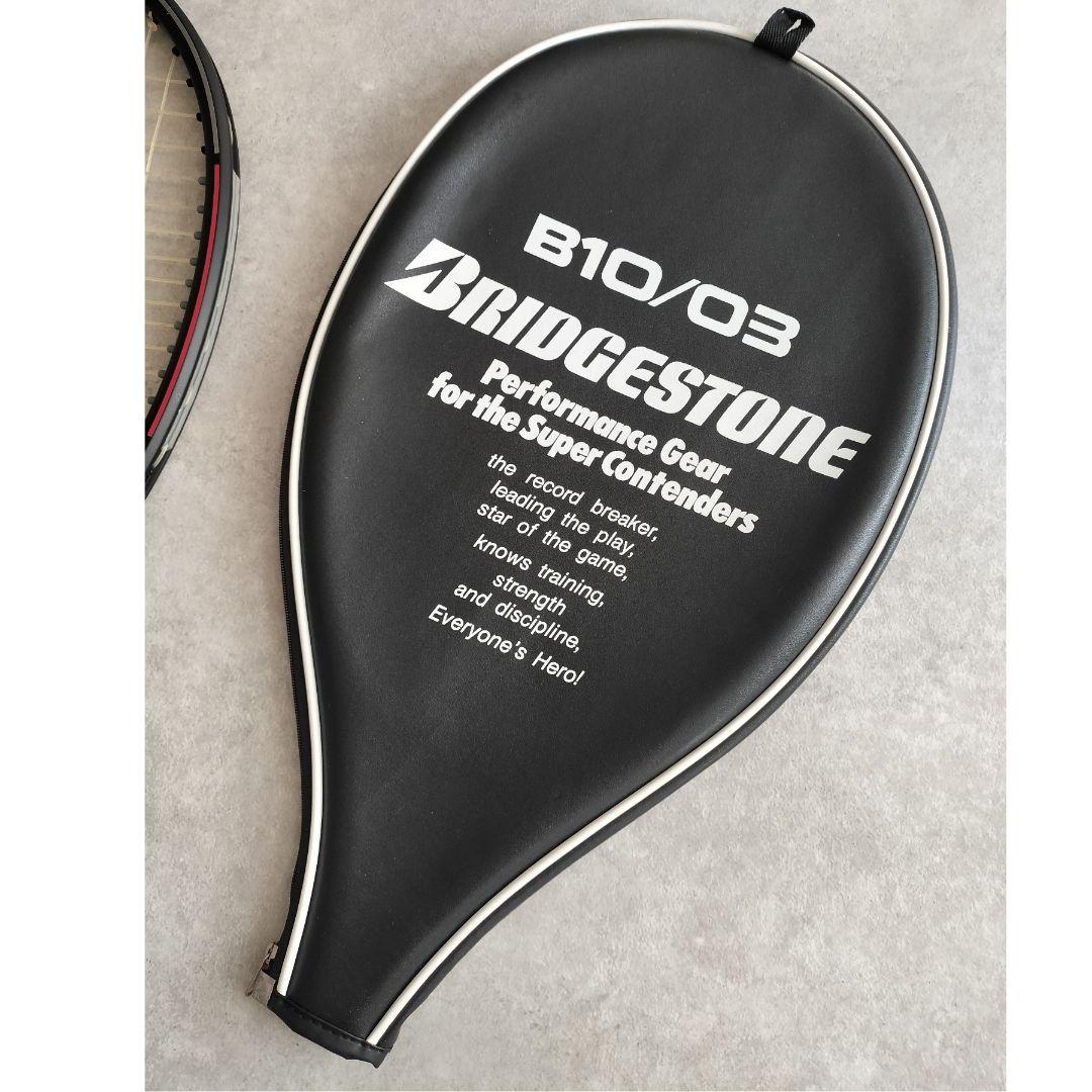 ​【希少・未使用】ブリヂストン B10/03 テニスラケット 専用カバー付