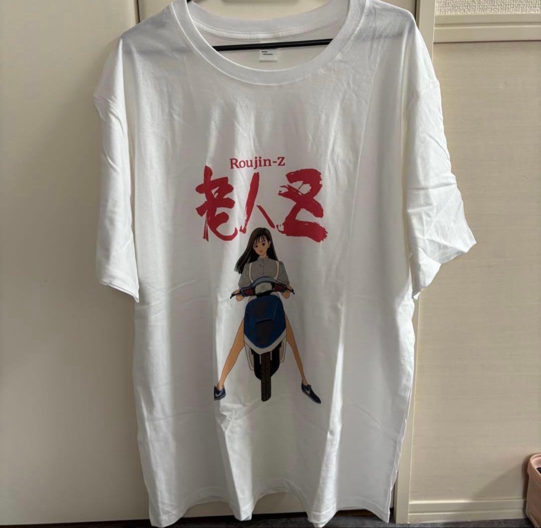 老人Z Tシャツ 江口寿史 キャラクター Tシャツ 白