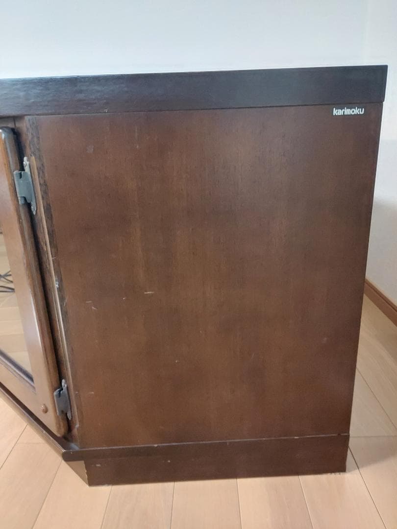 karimoku カリモクコーナーキャビネット ブラウン　テレビ台