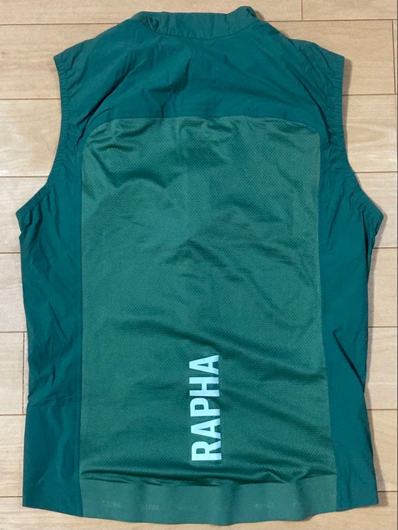 値引き不可　Rapha ダークグリーン プロチーム　 メンズ　ジレ　Lサイズ