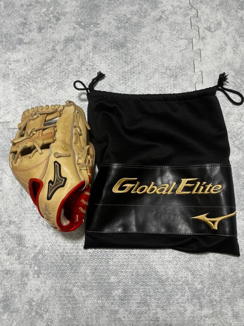「りくのトト」 Mizuno グローバルエリート 軟式グローブ