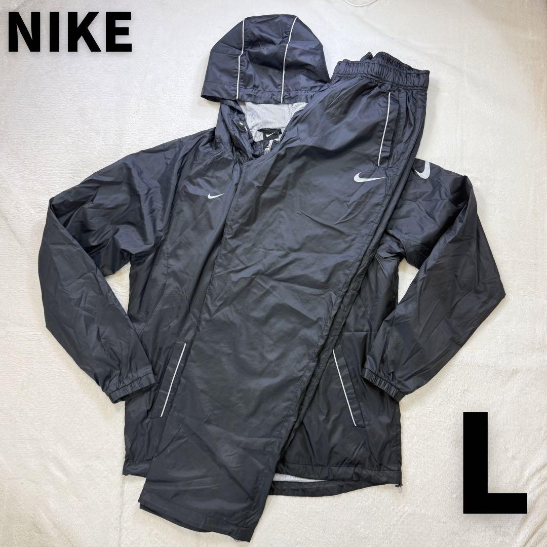 NIKE ゴルフウェア 裏メッシュ 軽量薄手 高機能 フード セットアップ L