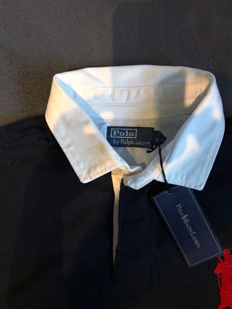 新品Polo Ralph Lauren ブラック ラガーシャツ Lサイズ