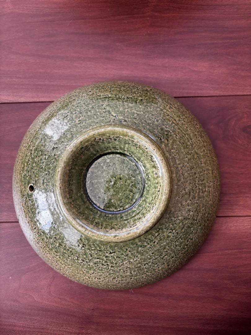 【未使用】カネフサ製陶　土鍋　9号　織部