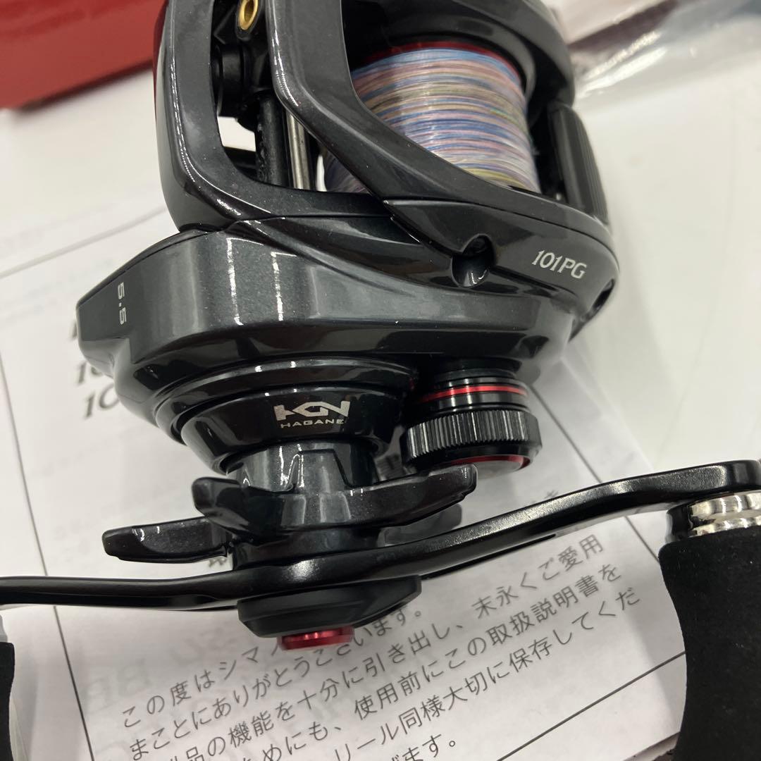 超美品　炎月BB 101PG ベイト 鯛ラバ　左ハンドル　シマノ　リール