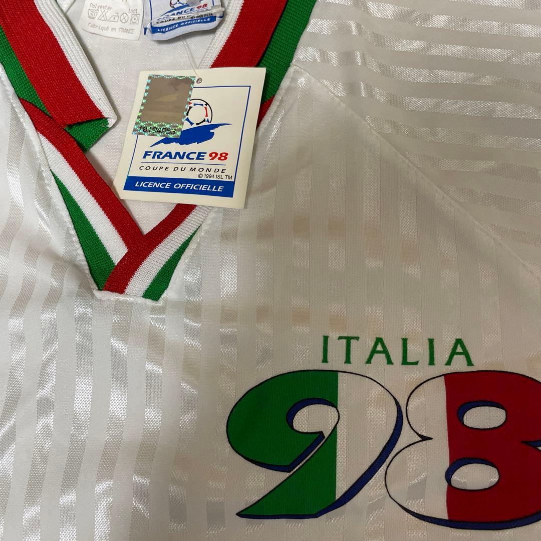 激レア　サッカー　ワールドカップ　98フランス　イタリア　ユニフォーム