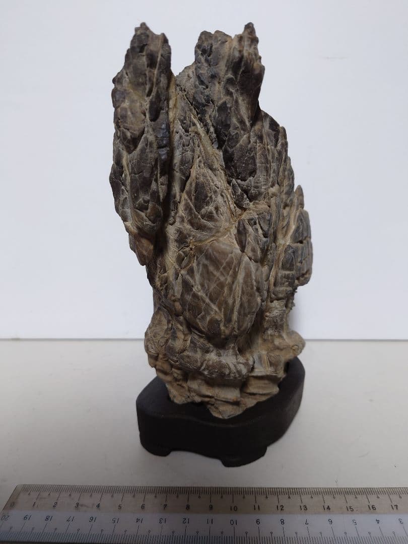 抹香石　峻峰　水石 鑑賞石