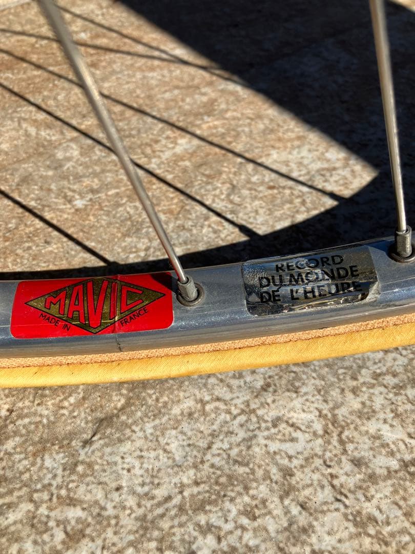 CAMPAGNOLO RECORD ラージフランジ 36H × MAVIC リム