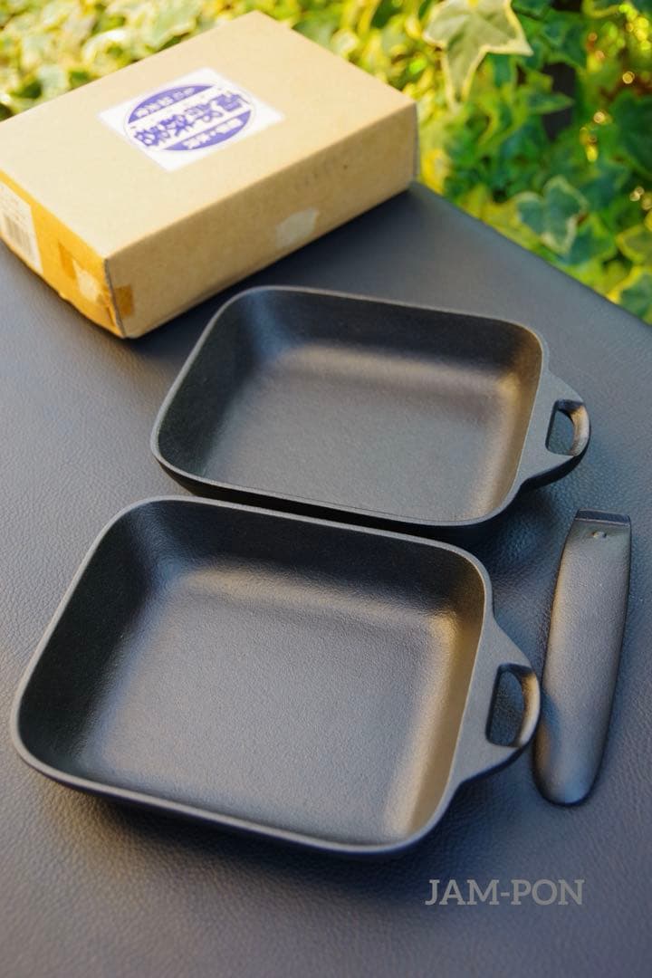 【新品/未使用/長期保管品】盛栄堂/南部鉄器 ちょこっと鍋2個セット F-348
