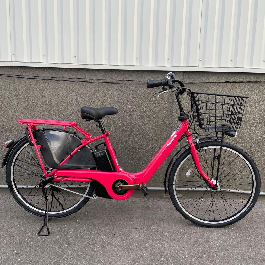 パナソニック電動アシスト自転車26インチ 16Ah レッド【引き取り限定】