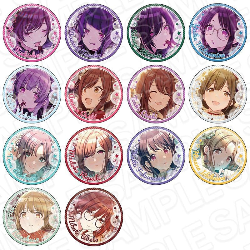 シャニマス オーロラ缶バッジ B コンプリートセット