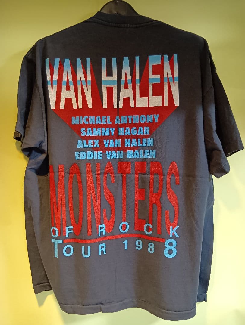 VAN HALEN　ヴァン ヘイレン　ツアーT　ヴィンテージ　Hanes　USA