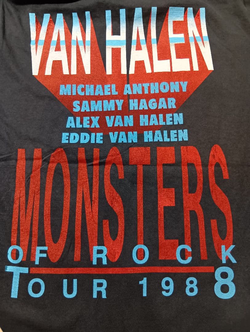 VAN HALEN　ヴァン ヘイレン　ツアーT　ヴィンテージ　Hanes　USA