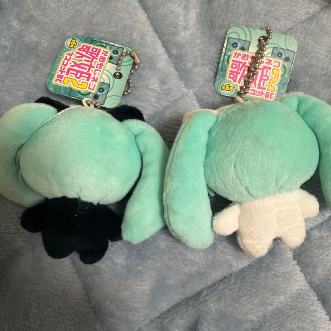 かおもじネコ 歌姫2マスコット 初音ミク　ボカロ