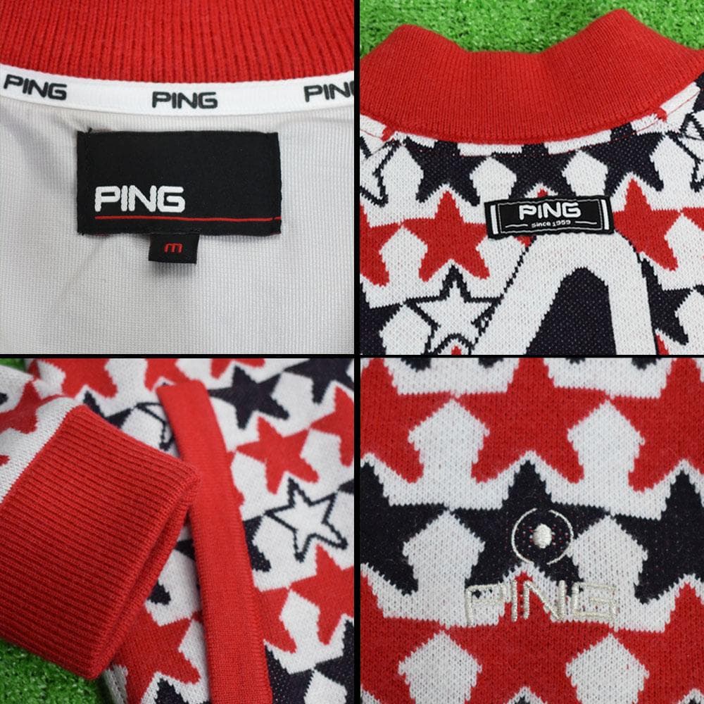 PING/ピン ゴルフ レディース 防風ニットジャケット【Ｍ】超美品！