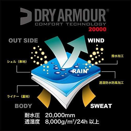 超希少 新品未使用 バリバス VARS-11 ドライアーマー レインスーツ L