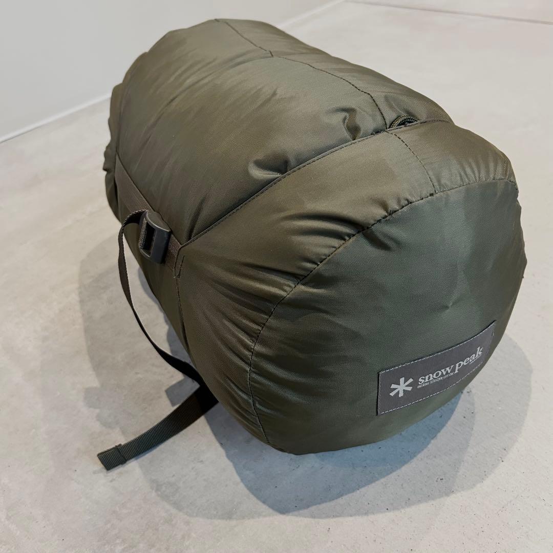 スノーピーク  peak マミー型シュラフ ミリタリースリーピングバッグ