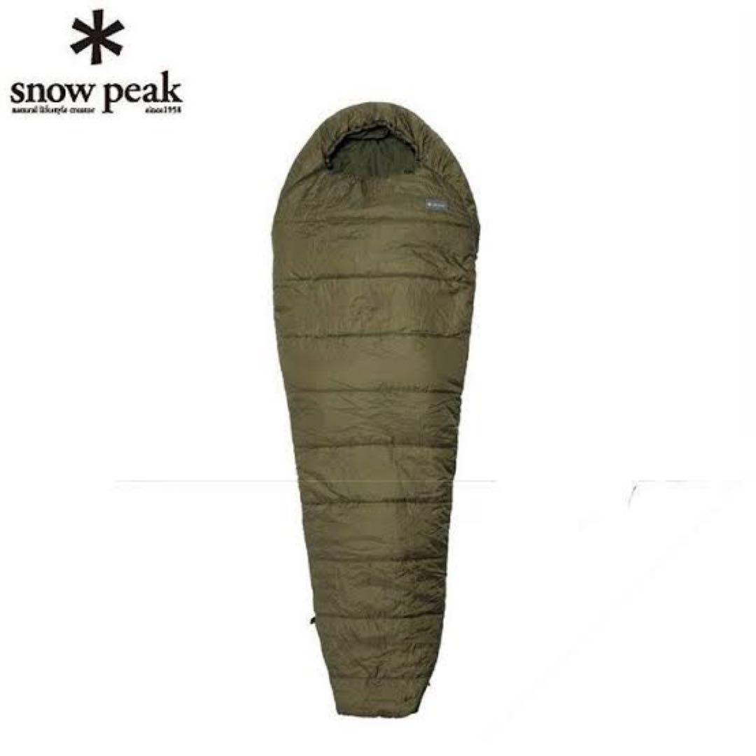 スノーピーク  peak マミー型シュラフ ミリタリースリーピングバッグ