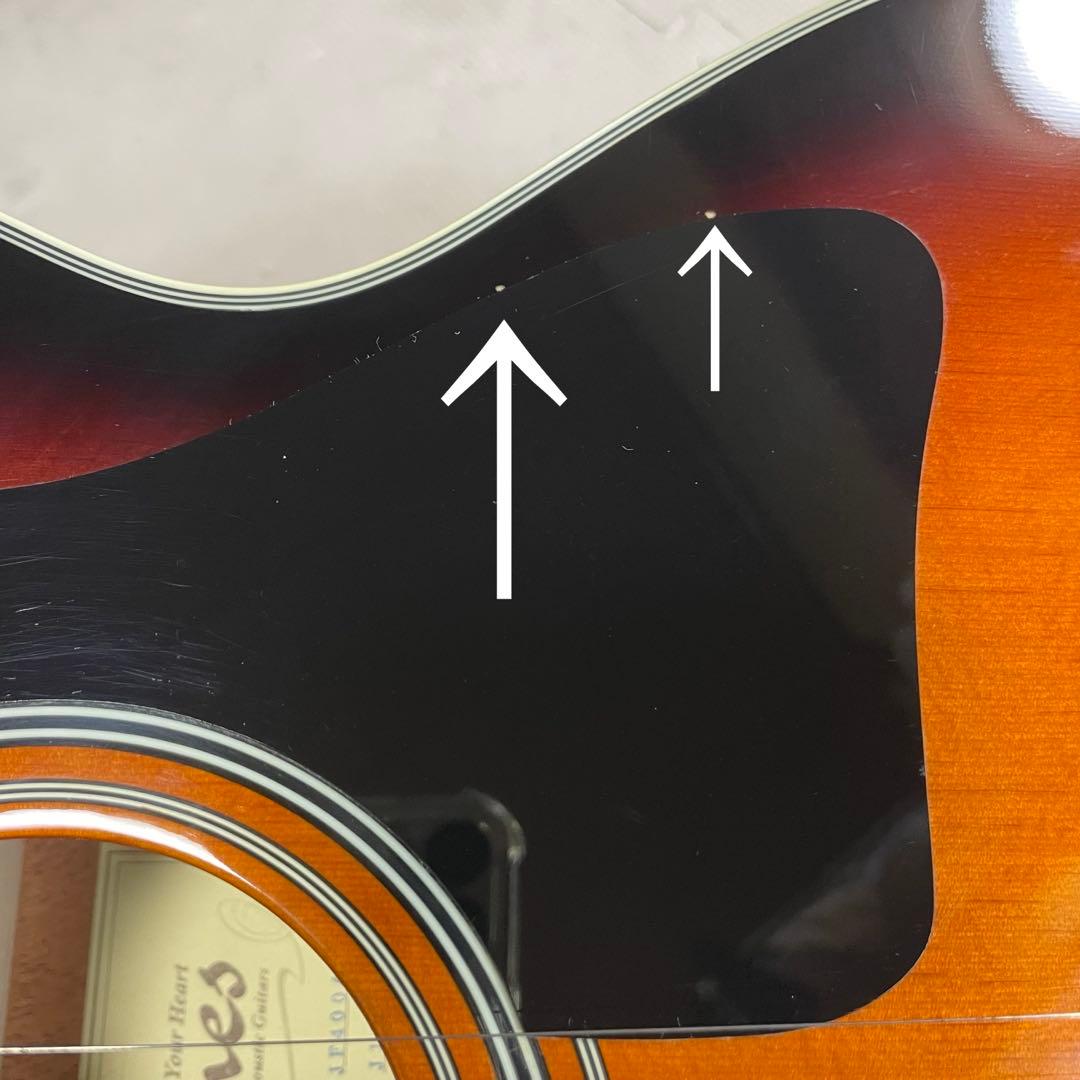 ◯JAMES アコースティック ギター JF400/WBS スタンド ケース付き