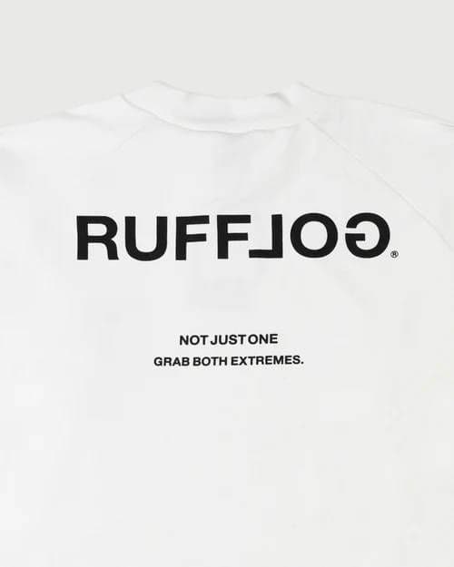 メンズウェア RUFFLOG BACK LOGO L/S MOCKNECK