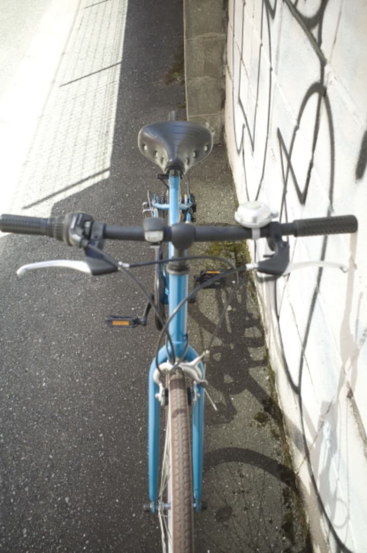 【福岡市現地引取限定】27インチ 大径クロスバイク（リペイント＆カスタム車）