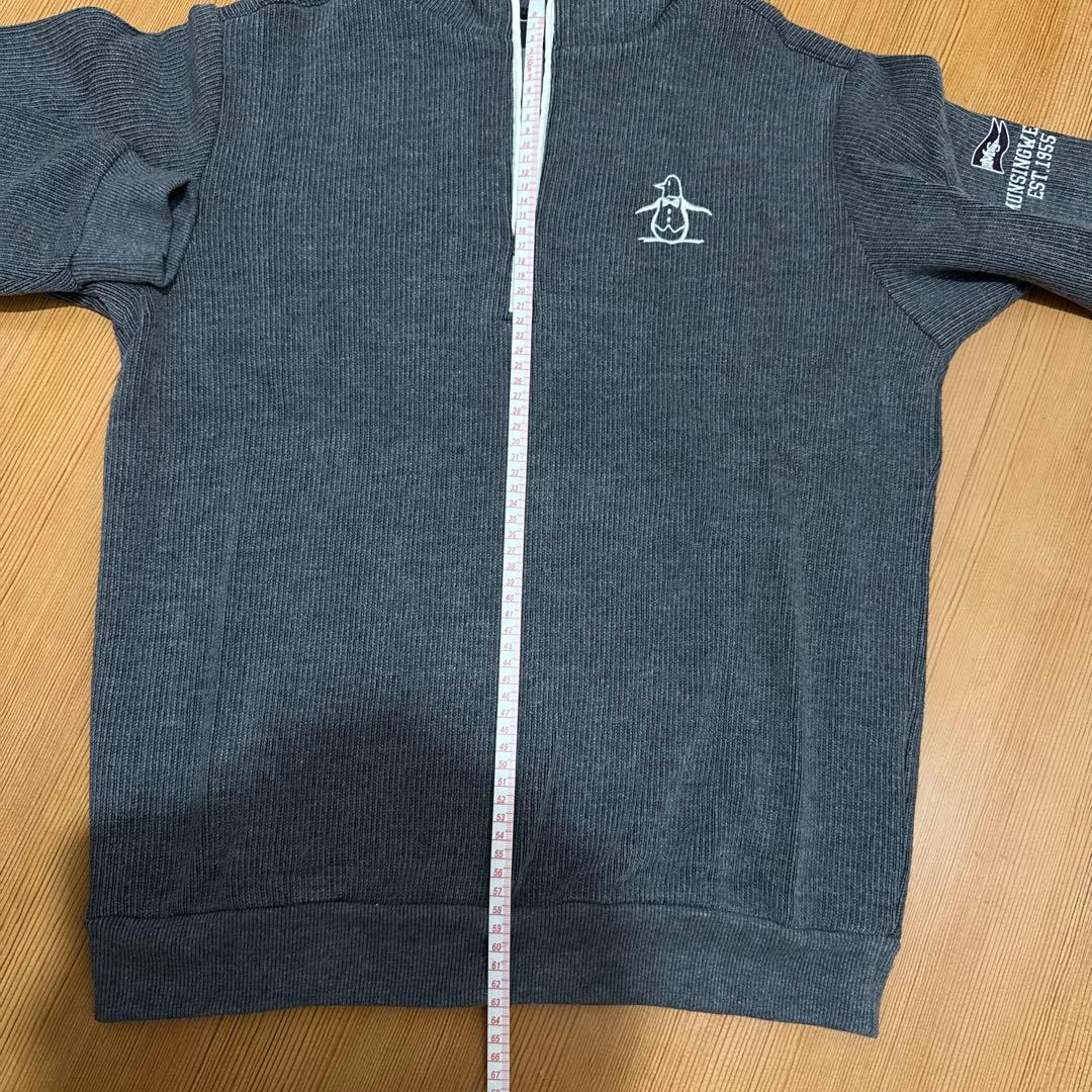 Mansingwear グレー ハーフジップニット ゴルフウェア Lサイズ 新品
