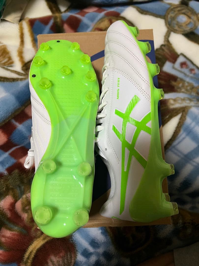 新品ASICS DS LIGHT X-FLY 4 ホワイト グリーン 2足セット