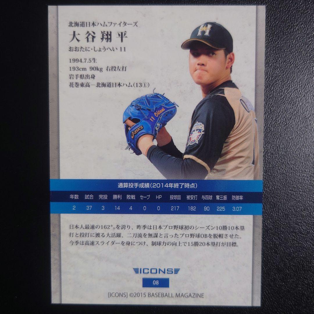 BBM 日本ハム/大谷翔平 2015 ICONS