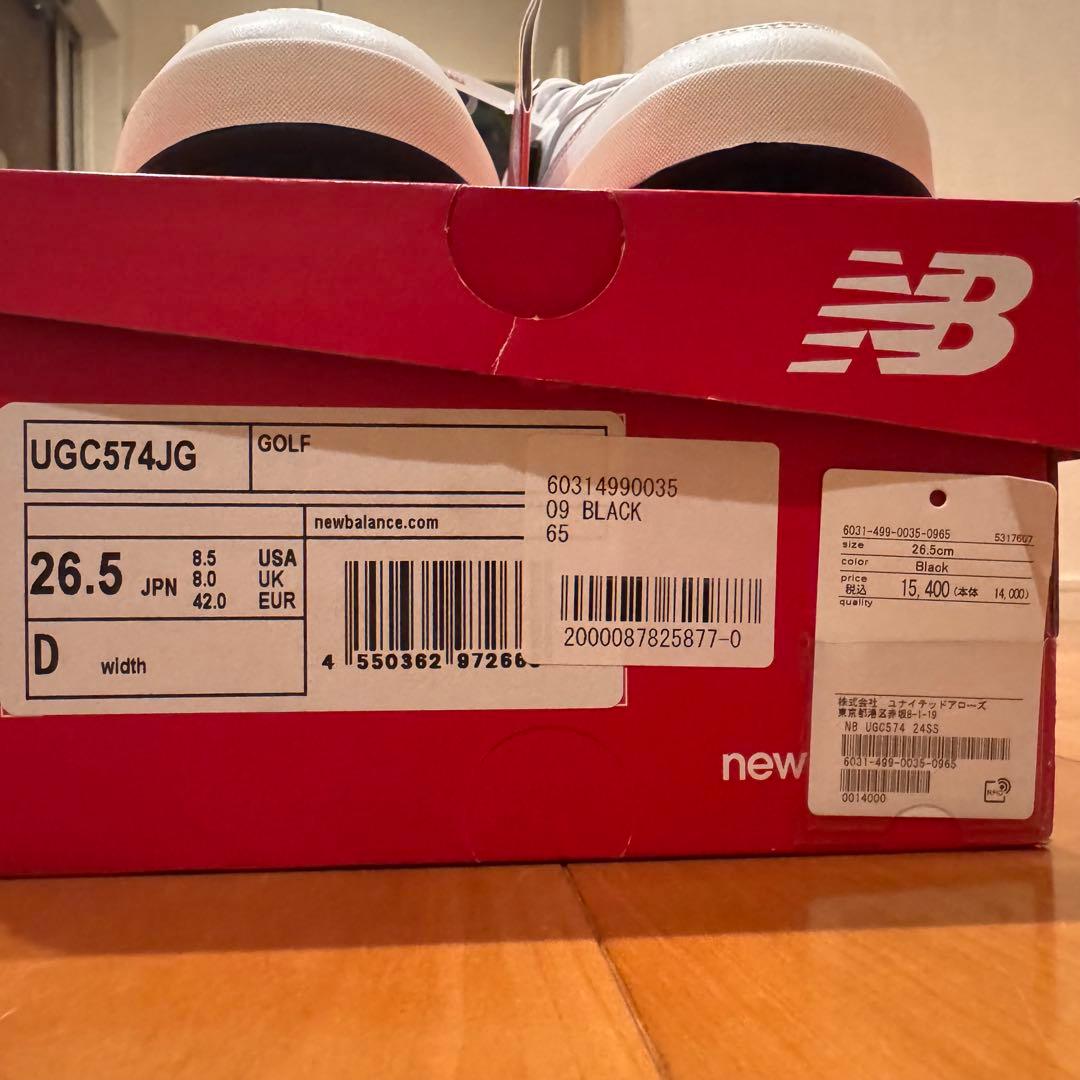 new balance UGC574 スパイクレス ゴルフシューズ