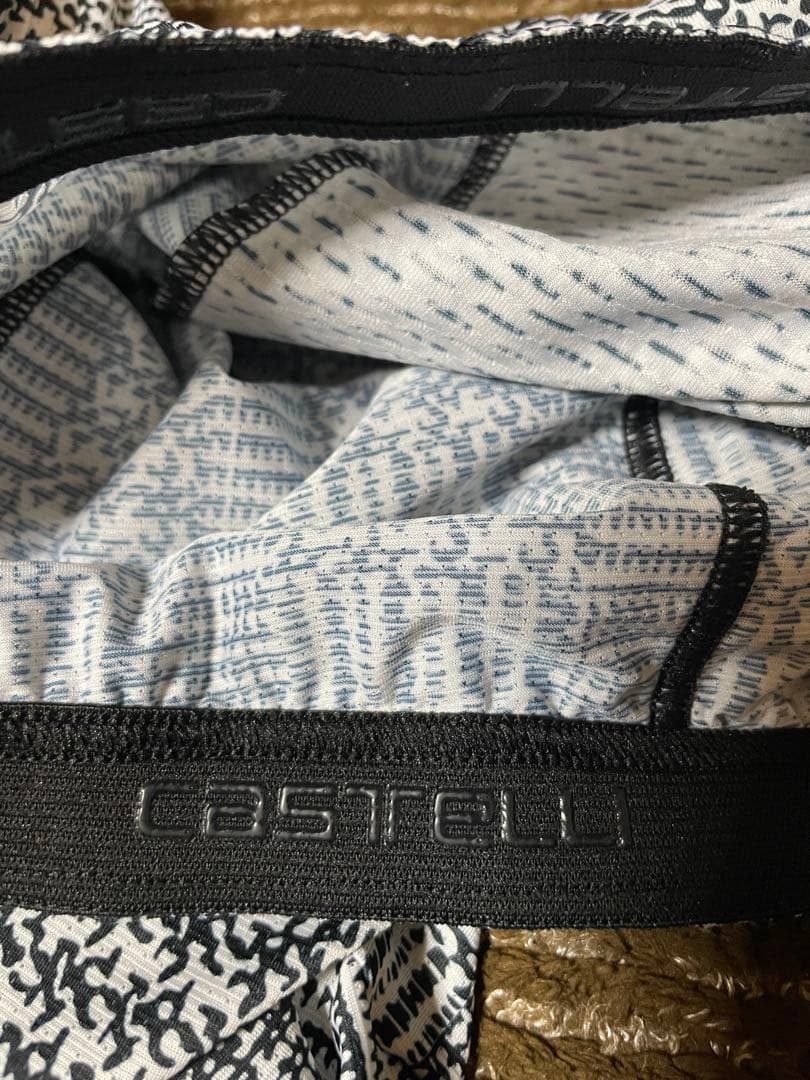 美品★カステリCASTELLI★サイクルジャージ　キャップセット★Ｍ