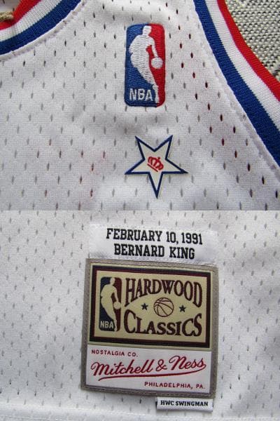 激レア NBA 1991年 ALL-STAR バーナード・キング ユニフォーム