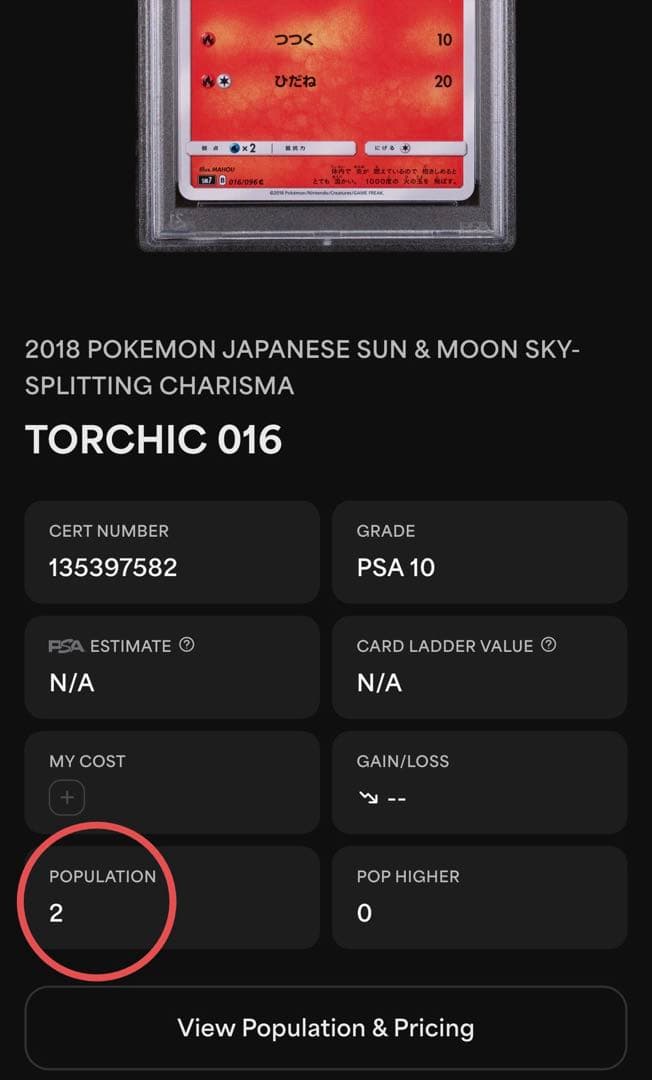 世界2枚 PSA10 アチャモ C SM7 裂空のカリスマ 016/096