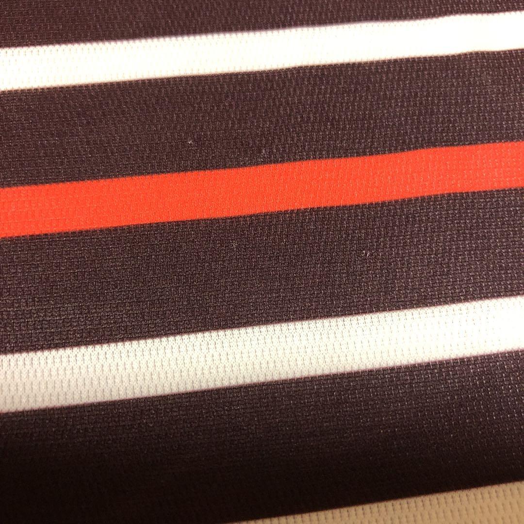 ellesse エレッセ　レディース テニスウェア　セット　ボーダー　ブラウン