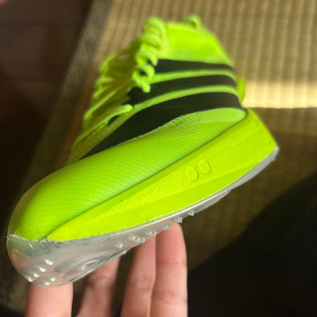 adidas primeSP4 スパイクシューズ 蛍光イエロー