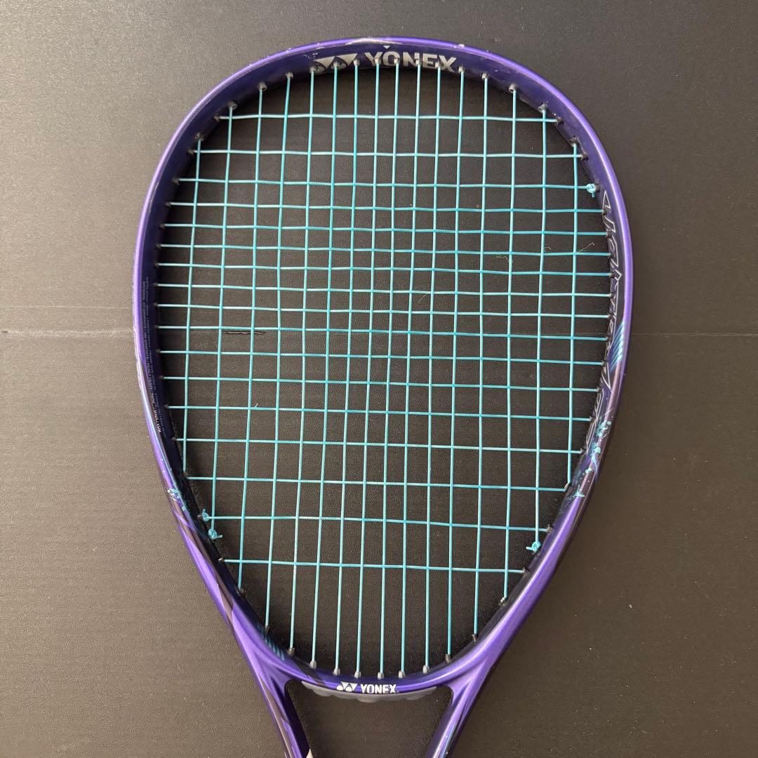 【使用感あり】YONEX ボルトレイジ7V UL1 アメジスト 軟式テニス