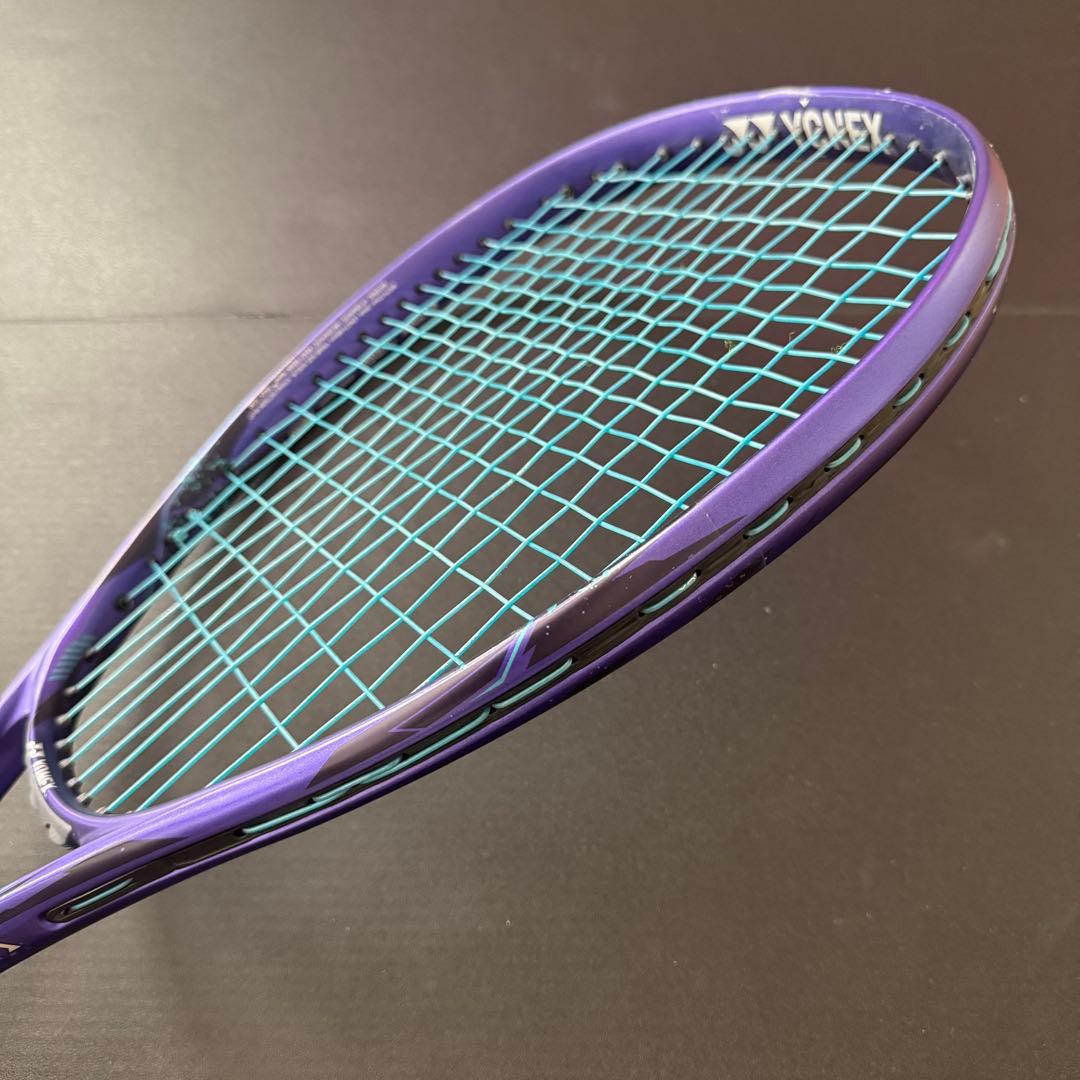 【使用感あり】YONEX ボルトレイジ7V UL1 アメジスト 軟式テニス