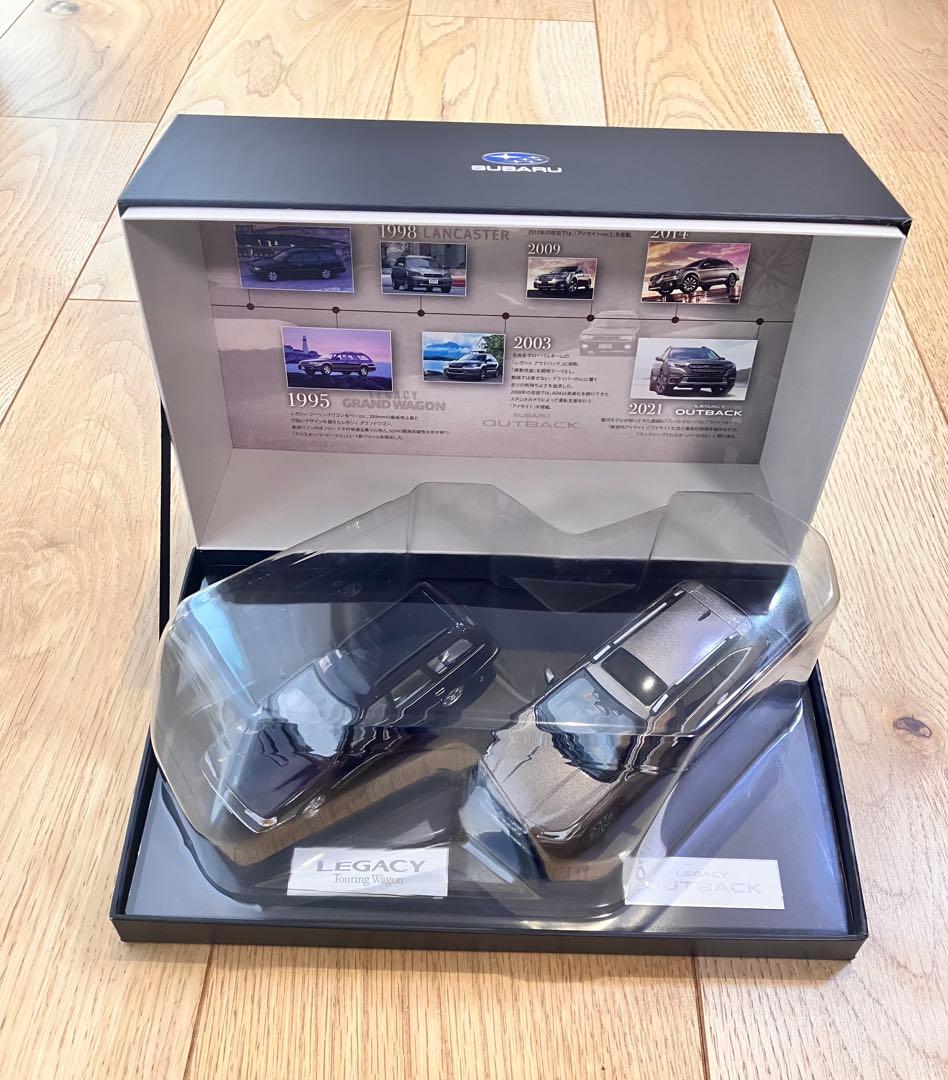 SUBARU レガシィ アウトバック 1/43スケールモデル 2台セット