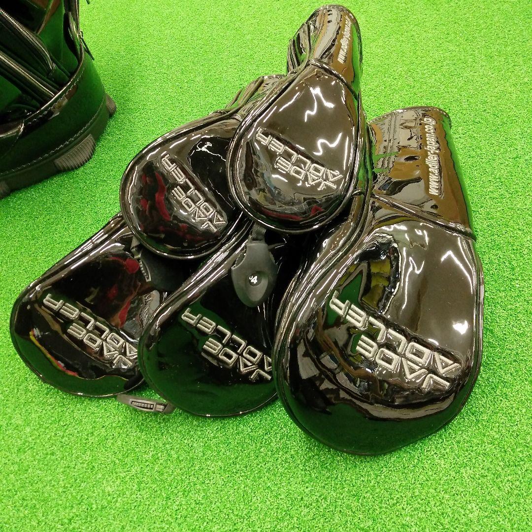 KAZGOLF　アドラージャパン プロキャディバッグ&ヘッドカバー5個
