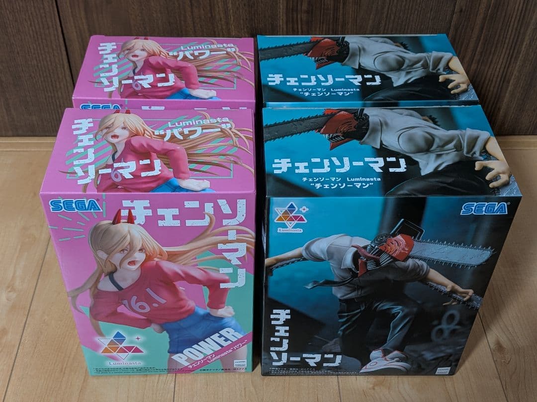 チェンソーマン Luminasta パワー＆チェンソーマン フィギュア 2種4個