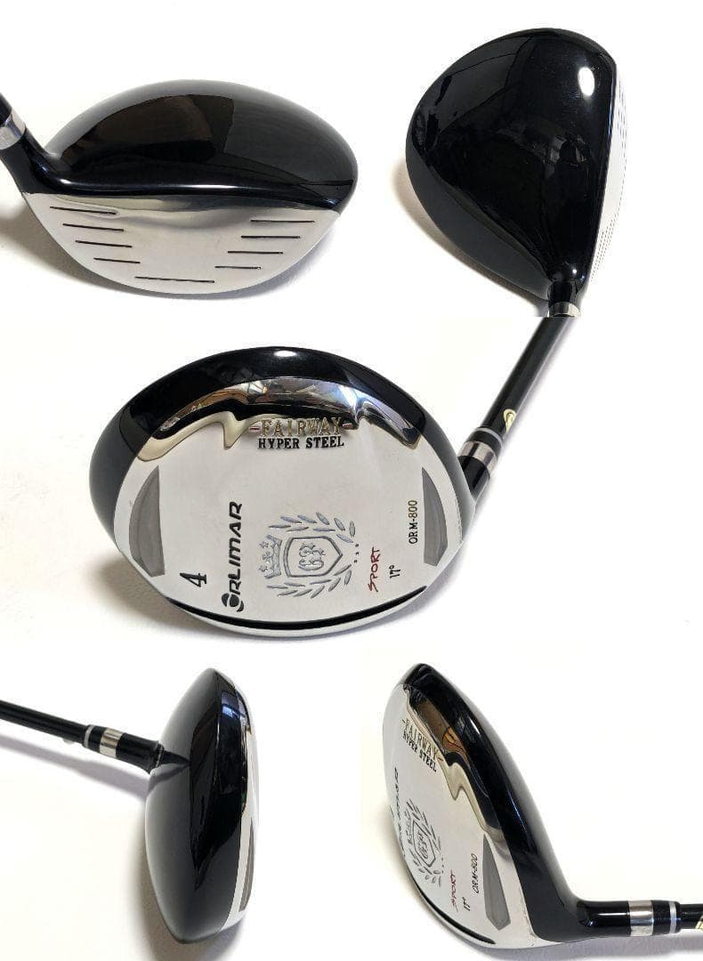 ORIMAR オリマーORM-800レフティー1W.4FW.5FW 3本セット